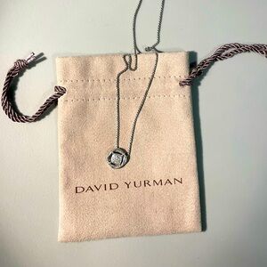 Infinity Pendant Necklace
Sterling Silver with Diamonds, 13mm